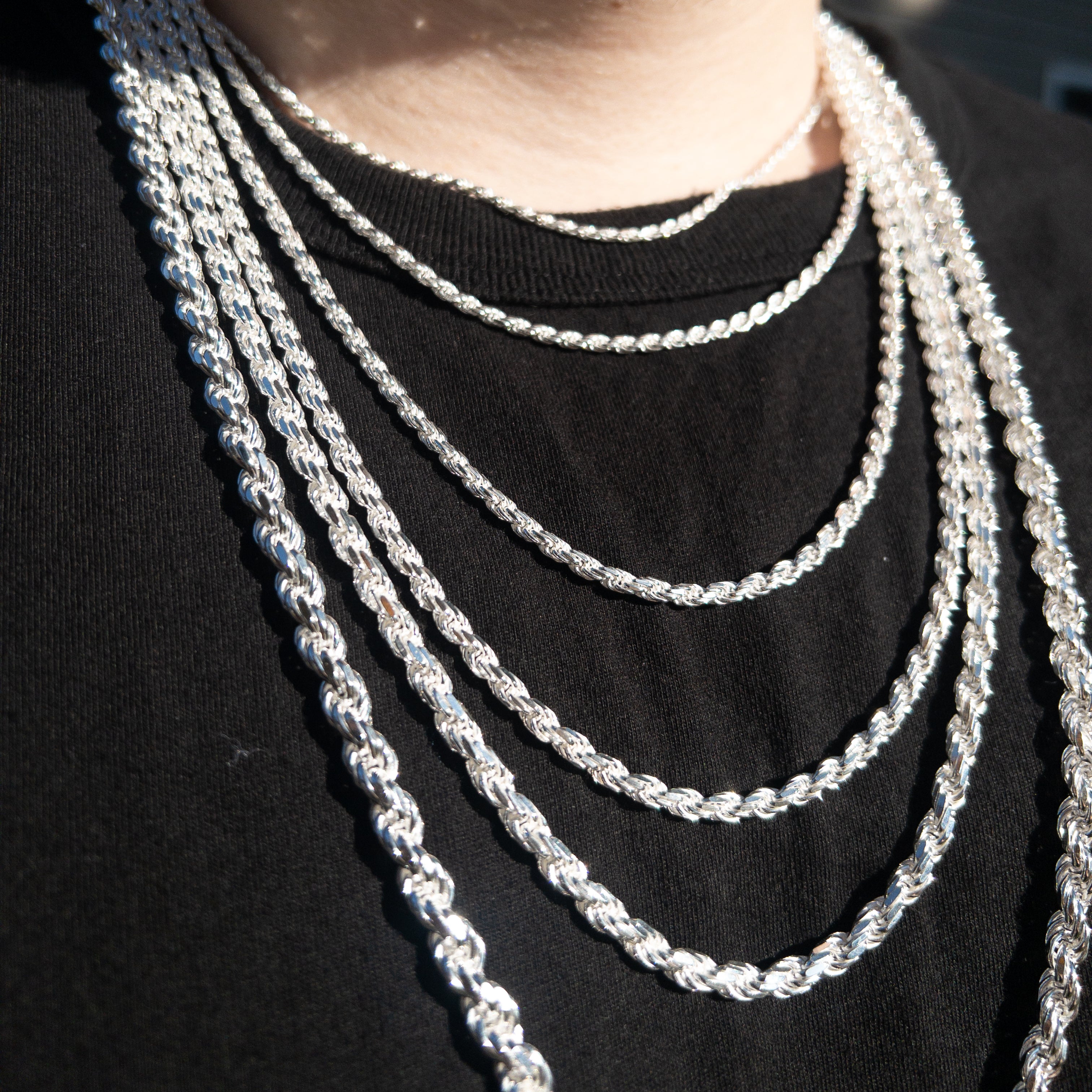 Rope Chain - 925 Sterling Silver