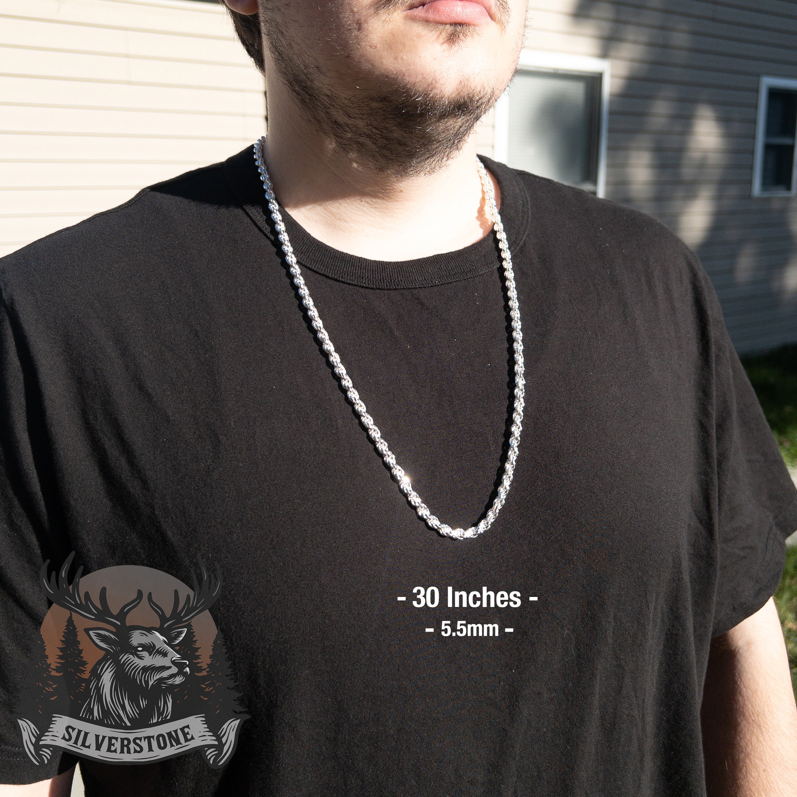 Rope Chain - 925 Sterling Silver