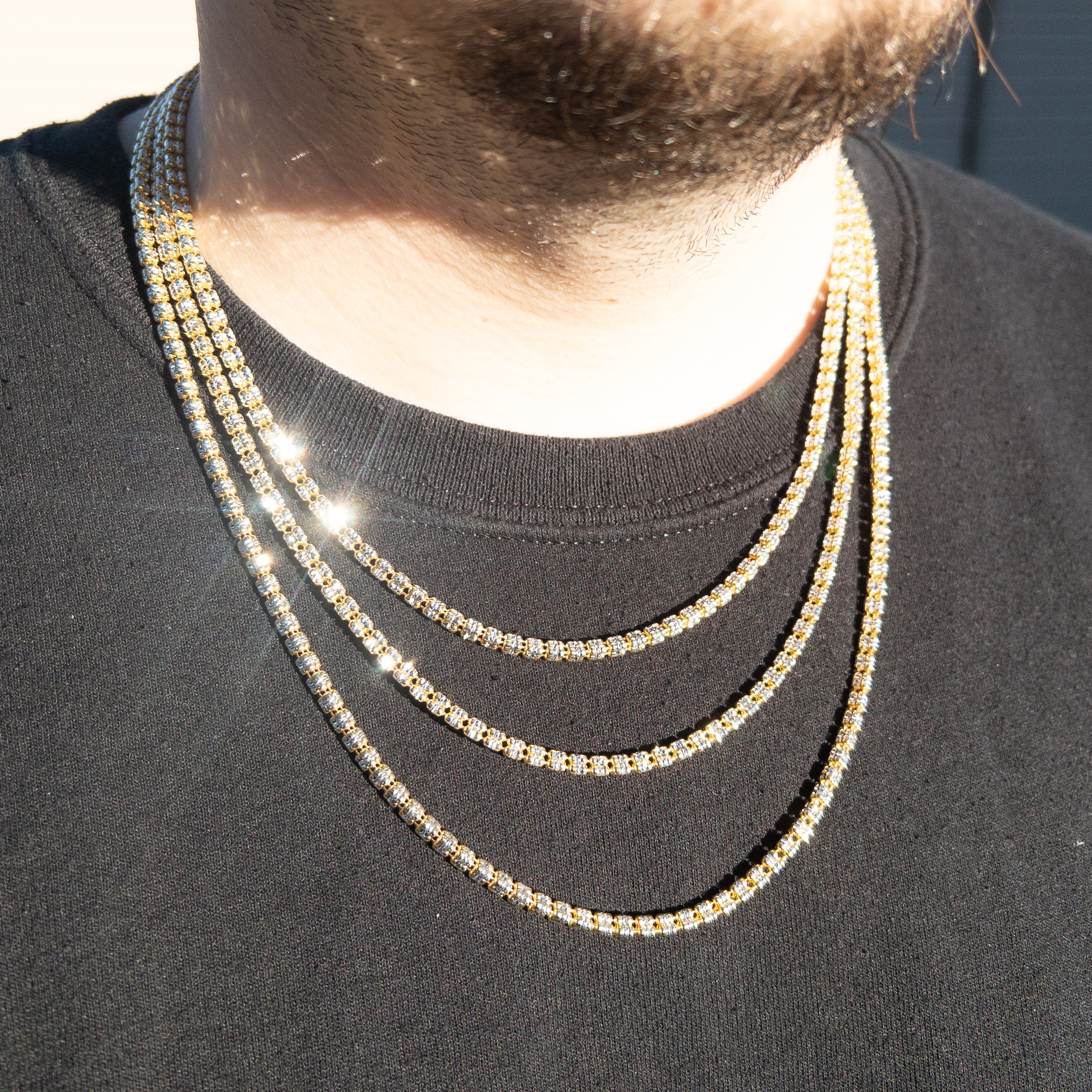 Ice Link Chain - 925 Sterling Silver
