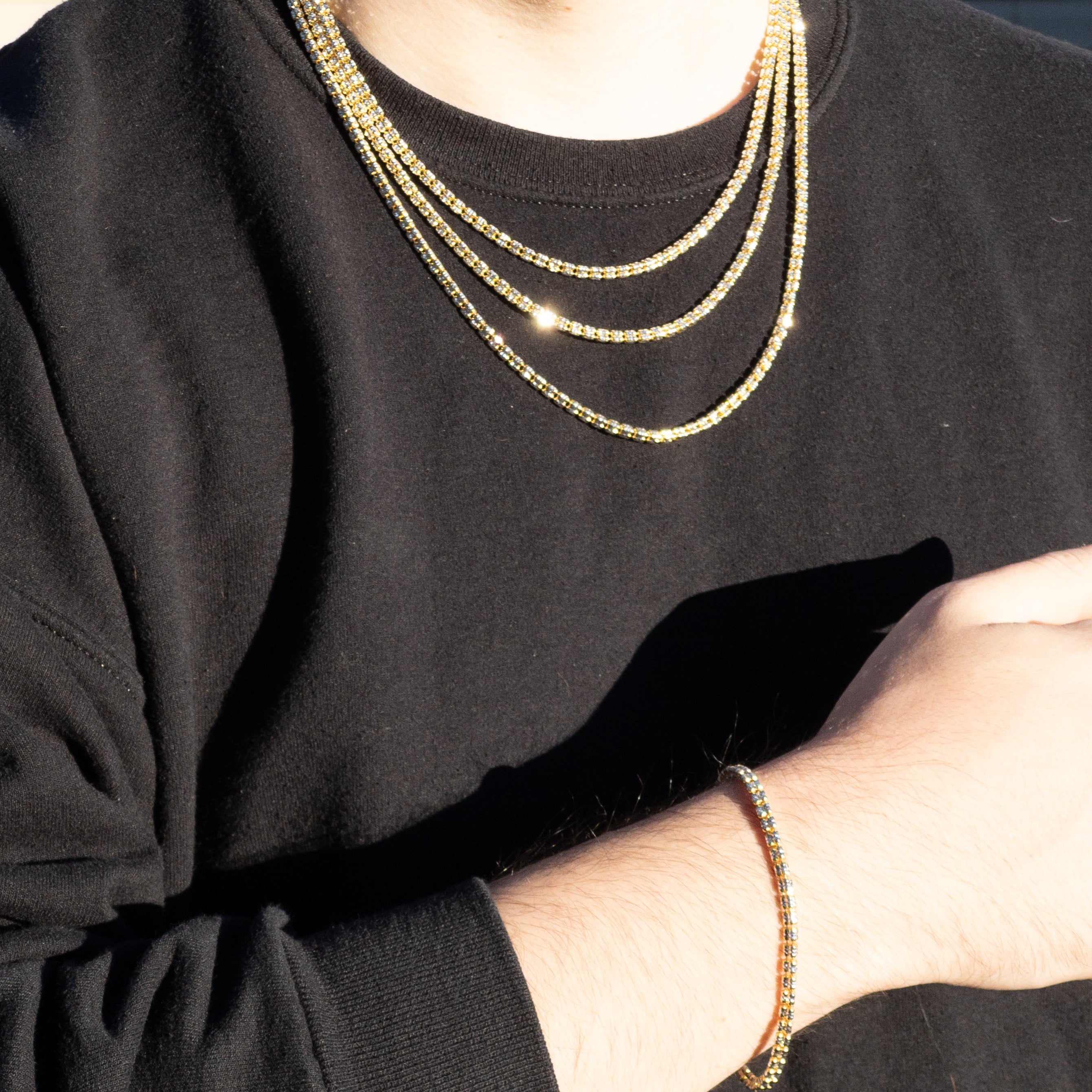 Ice Link Chain - 925 Sterling Silver