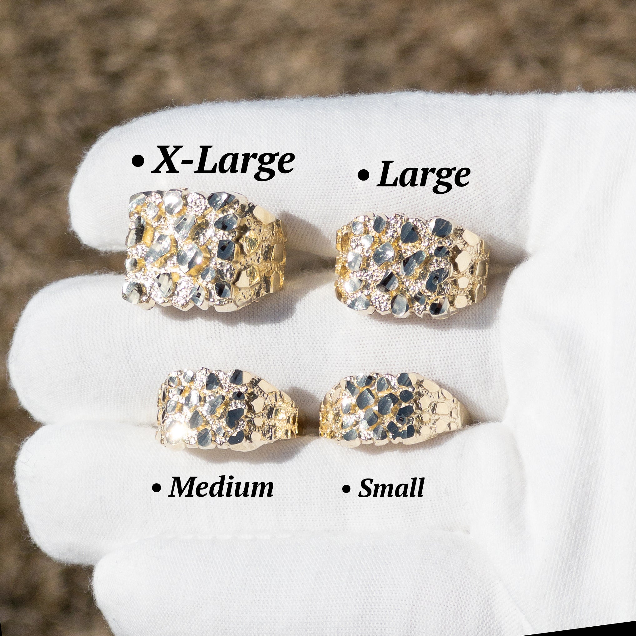 Nugget Ring - 10K Gold