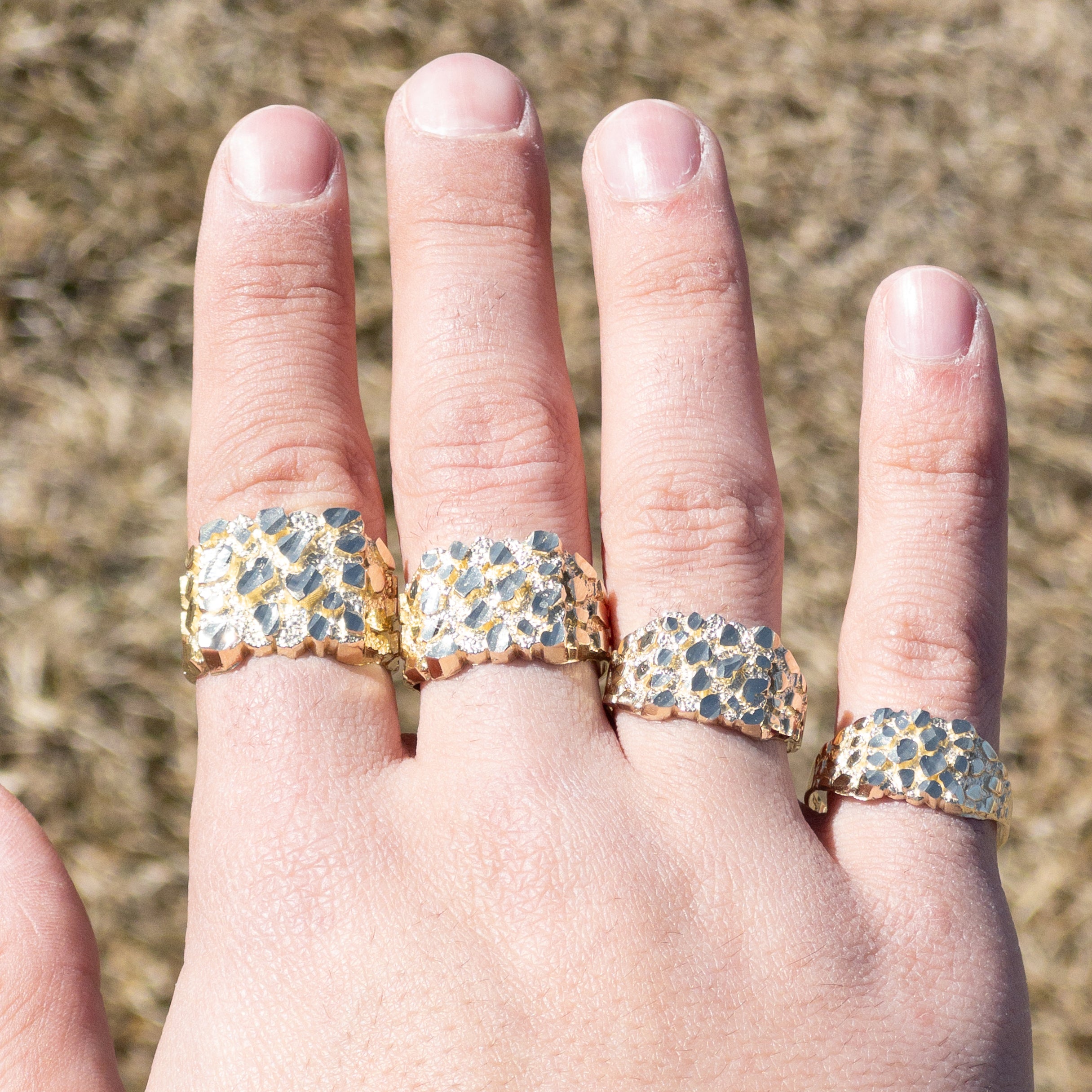 Nugget Ring - 10K Gold