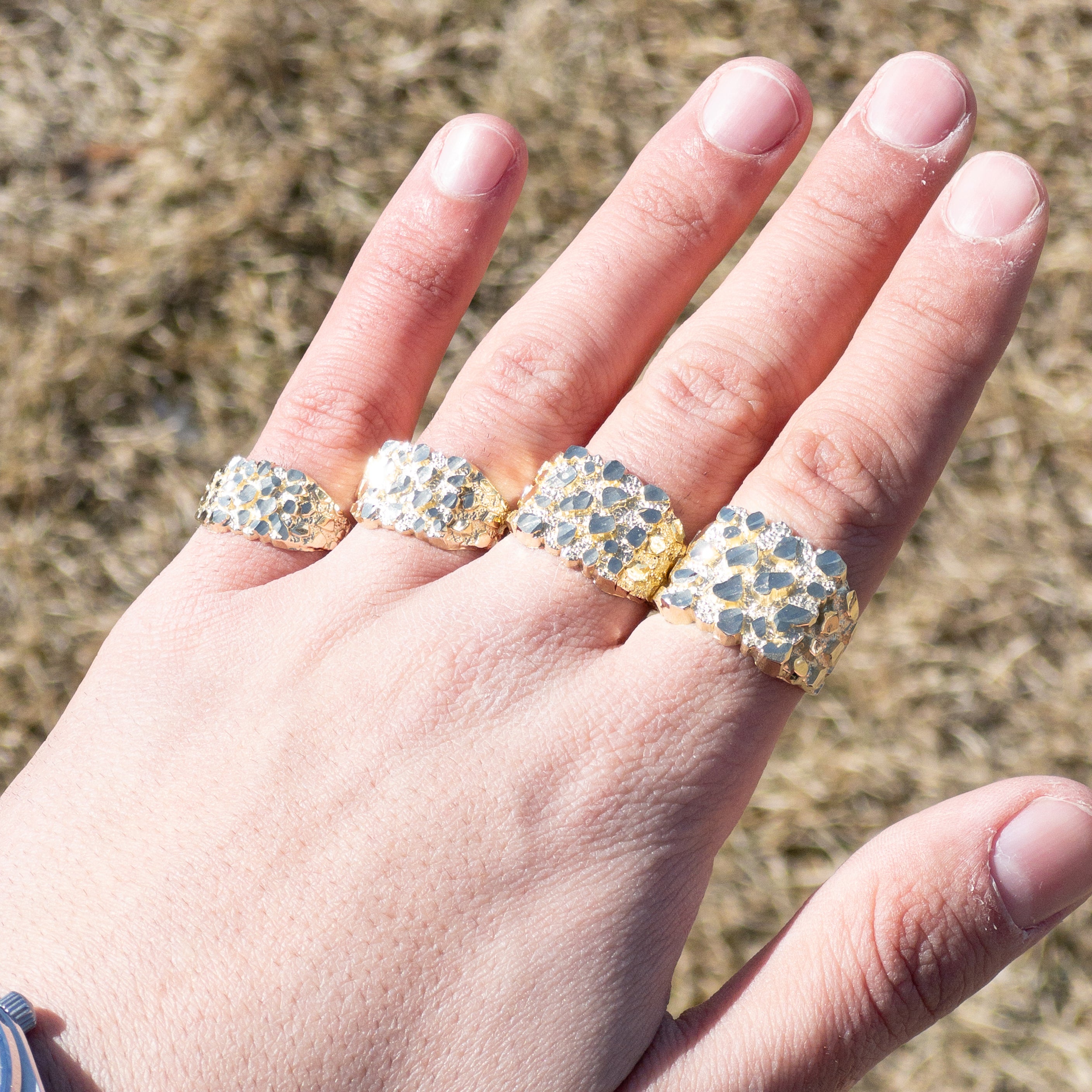 Nugget Ring - 10K Gold