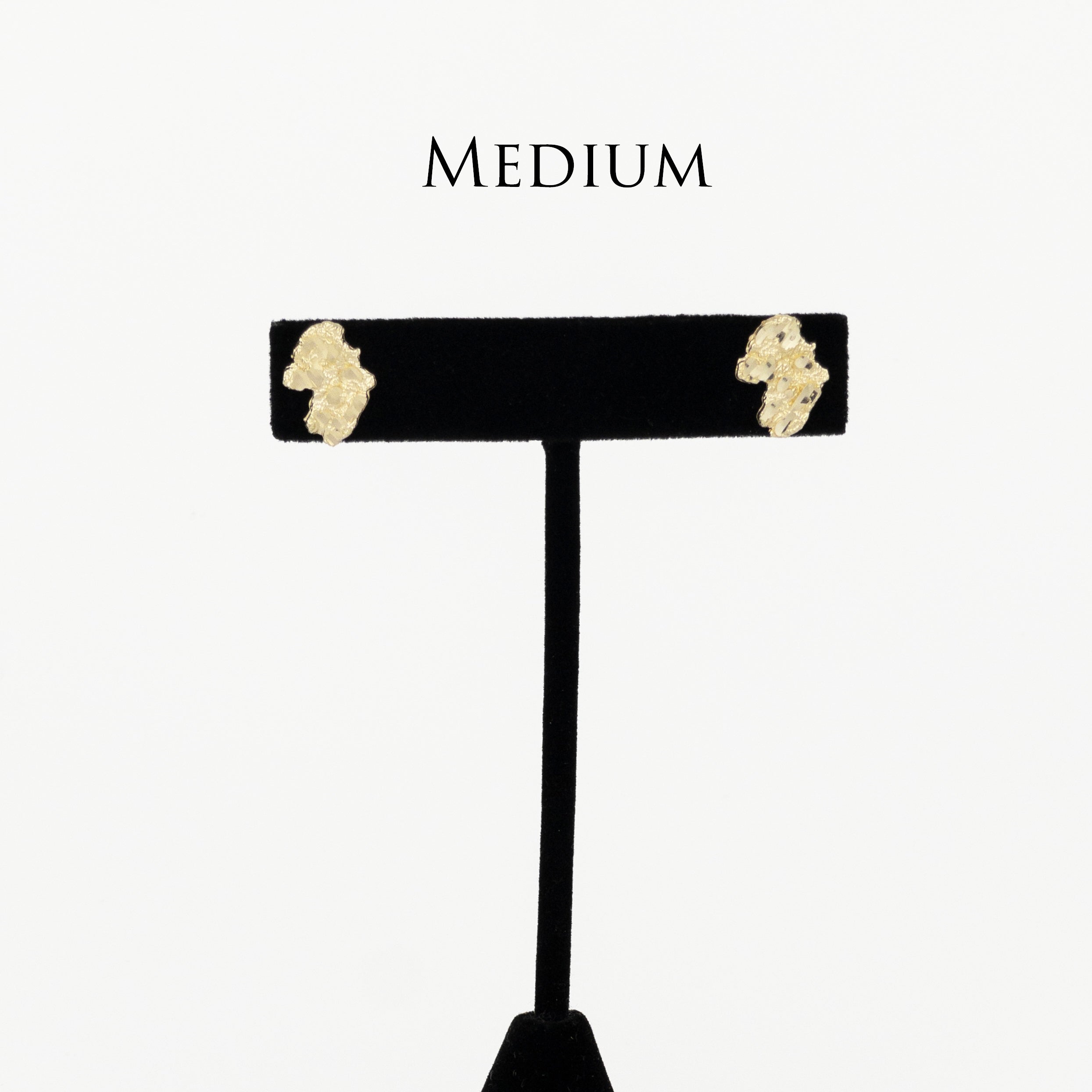 Nugget Earrings - 10K Gold