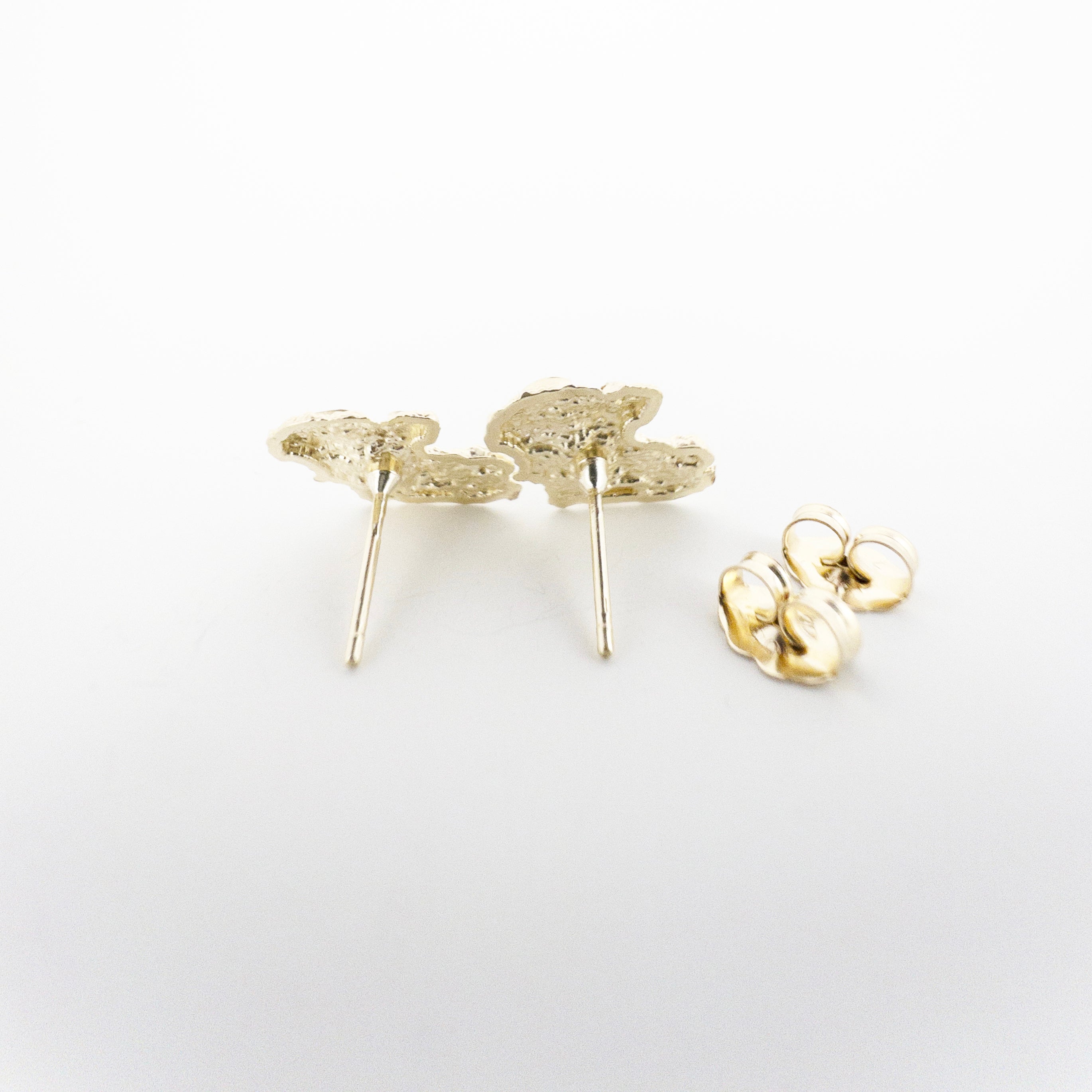 Nugget Earrings - 10K Gold