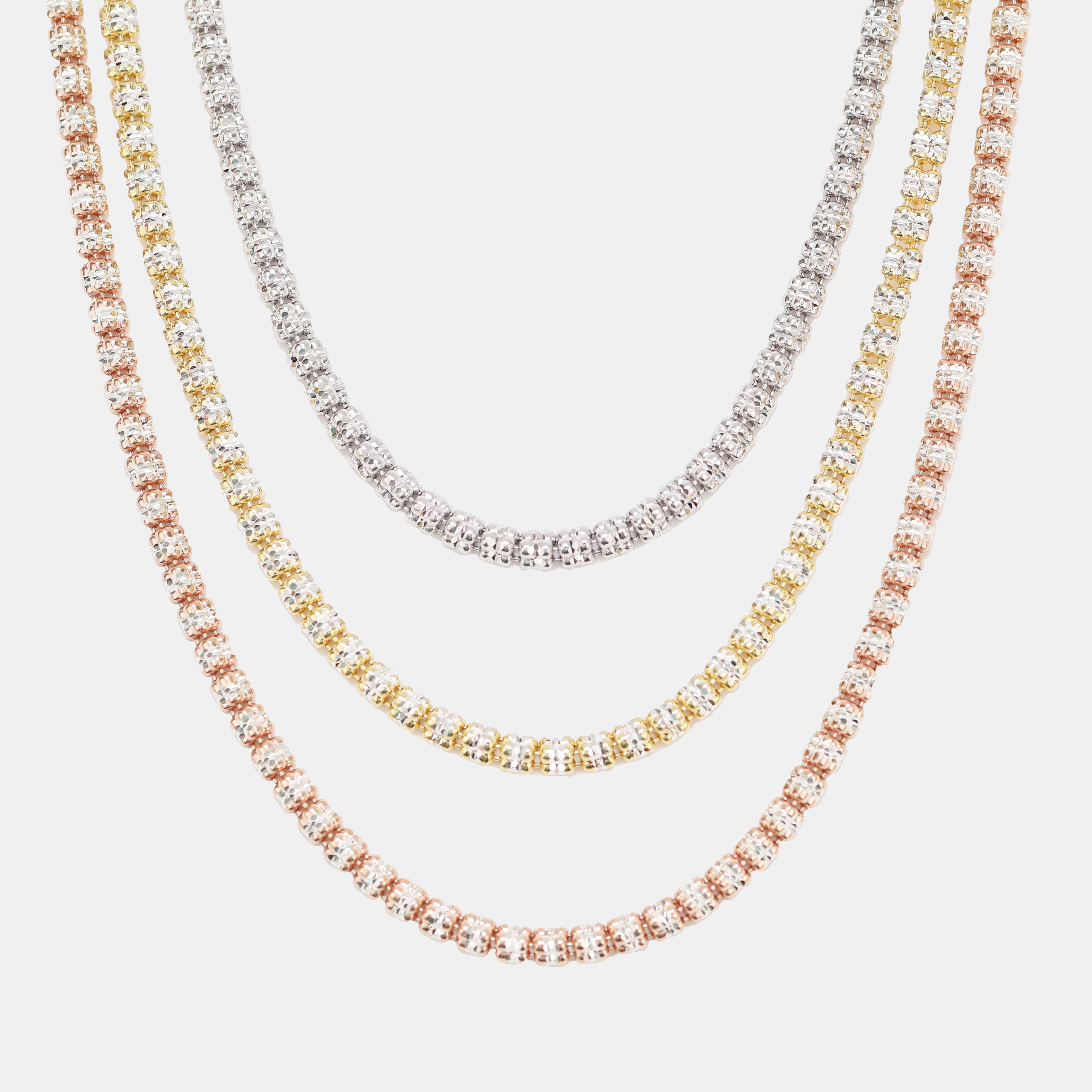 Ice Link Chain - 925 Sterling Silver