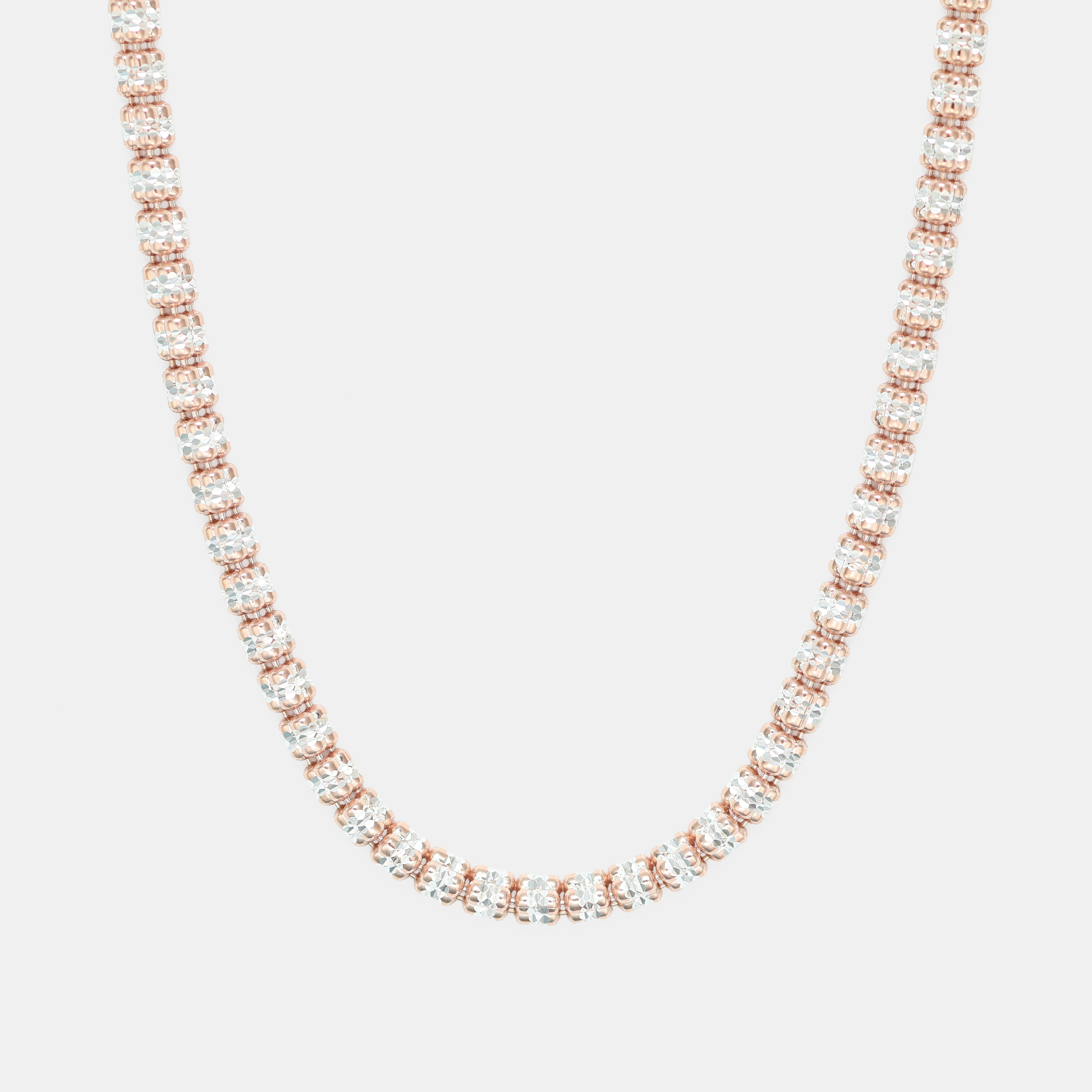 Ice Link Chain - 925 Sterling Silver