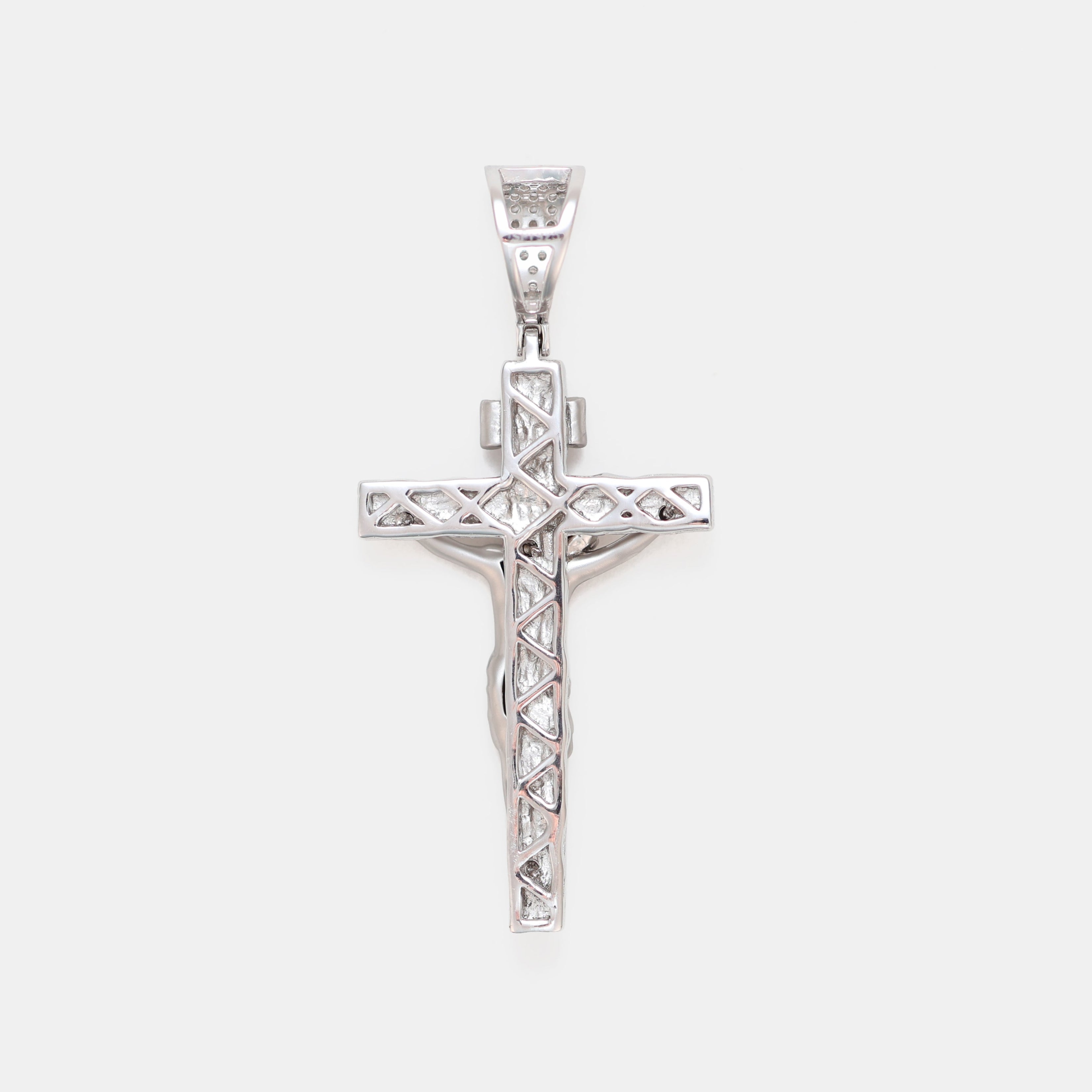 Crucifix Cross Pendant - 925 Sterling Silver
