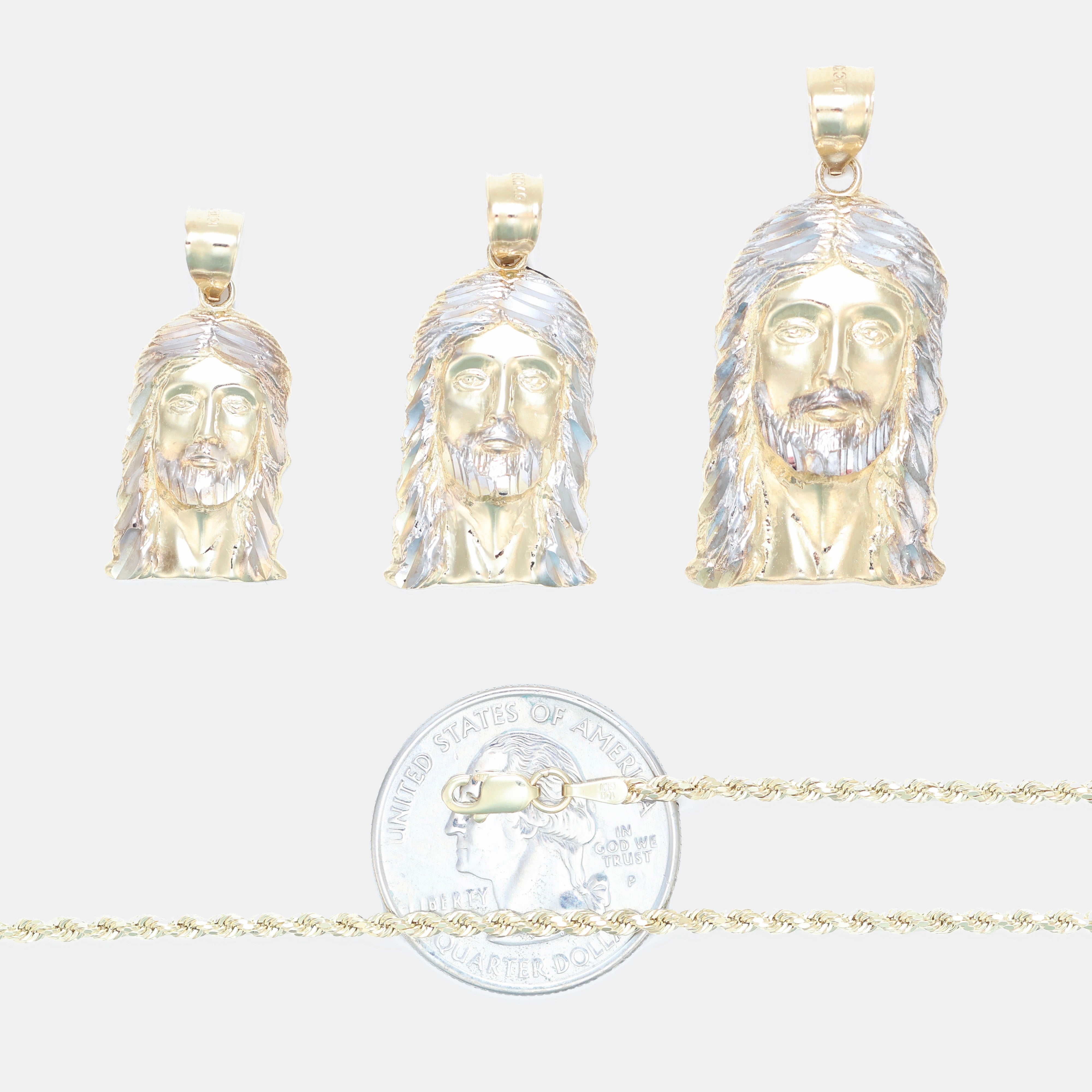 Jesus Pendant - 10k Gold