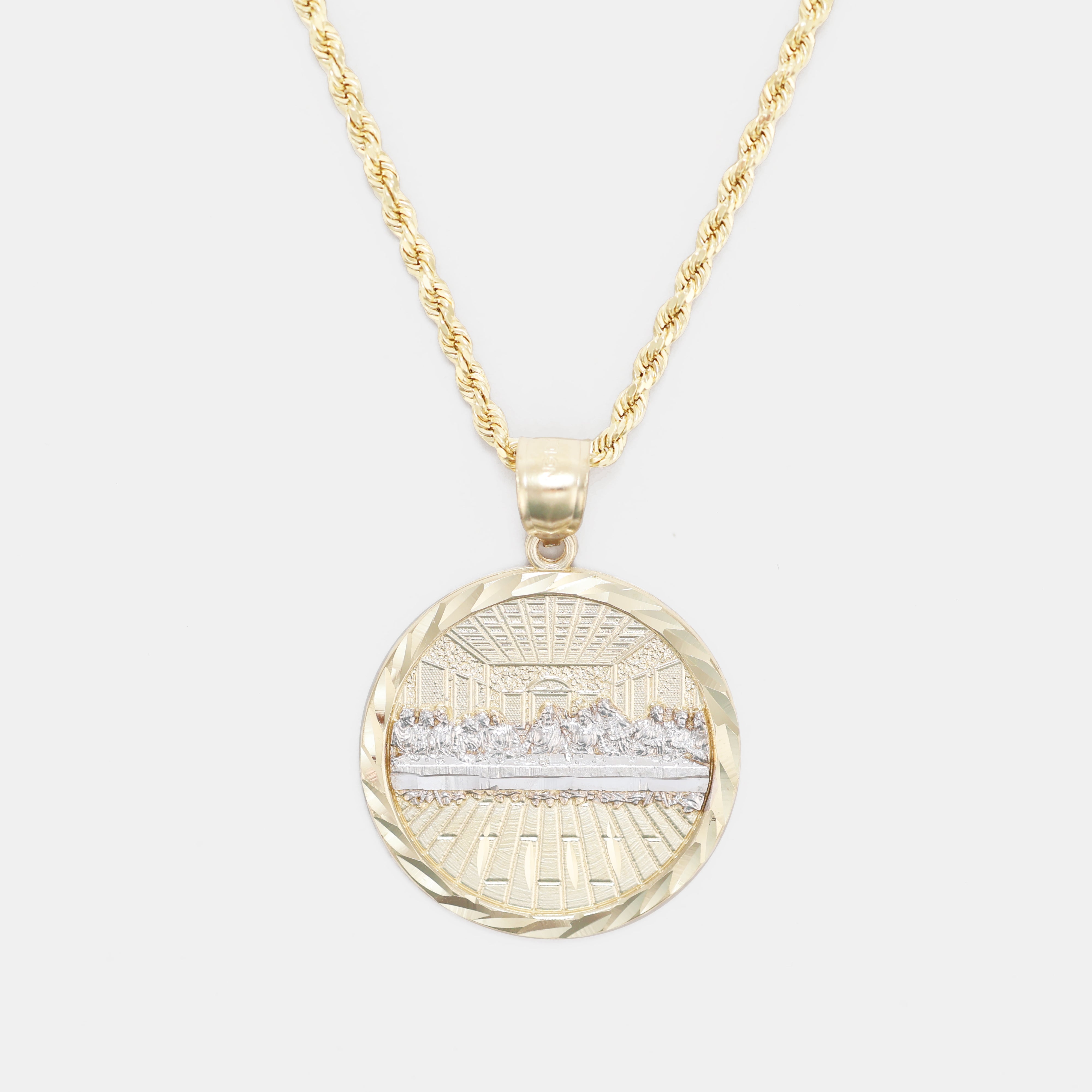 The Last Supper Pendant - 10k Gold