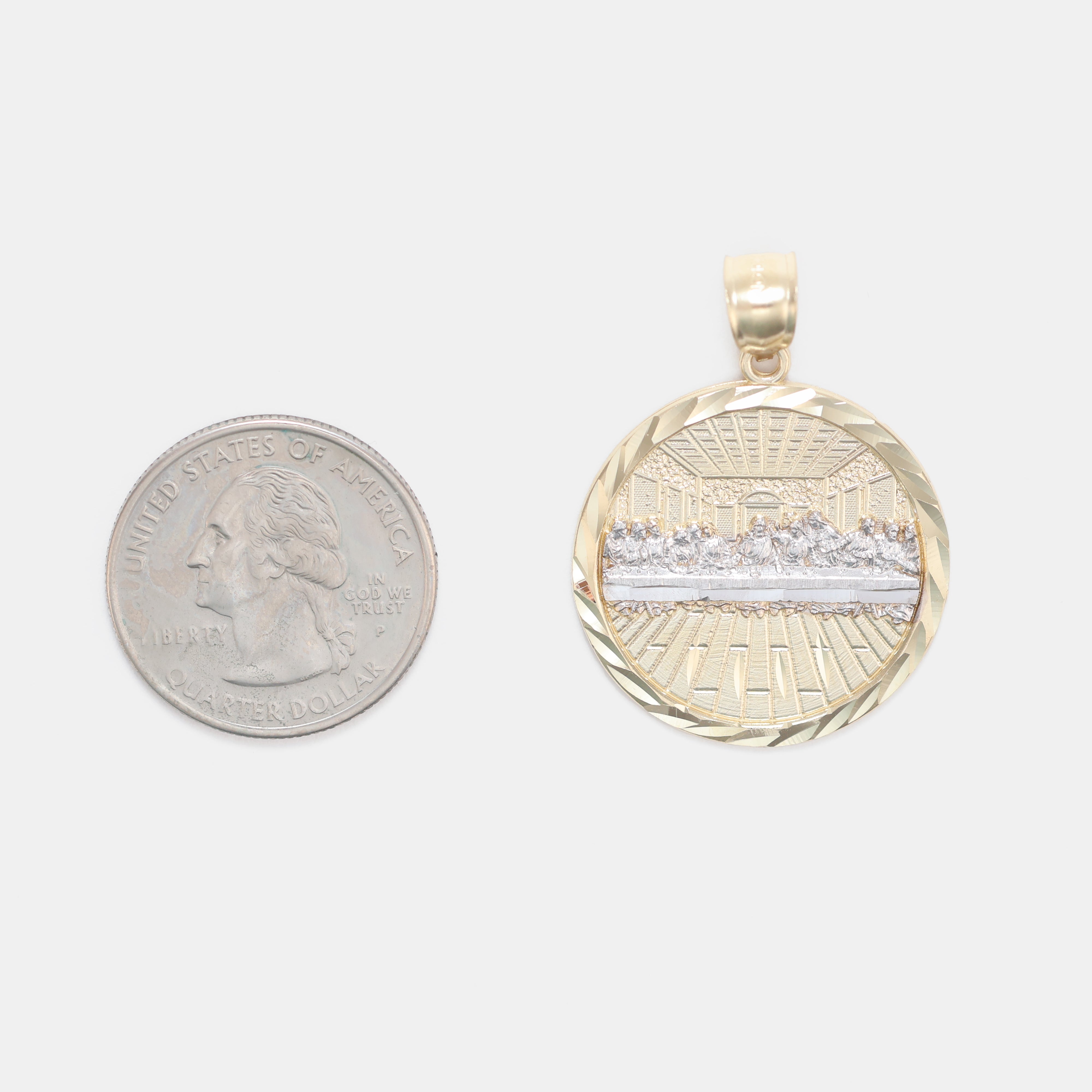 The Last Supper Pendant - 10k Gold