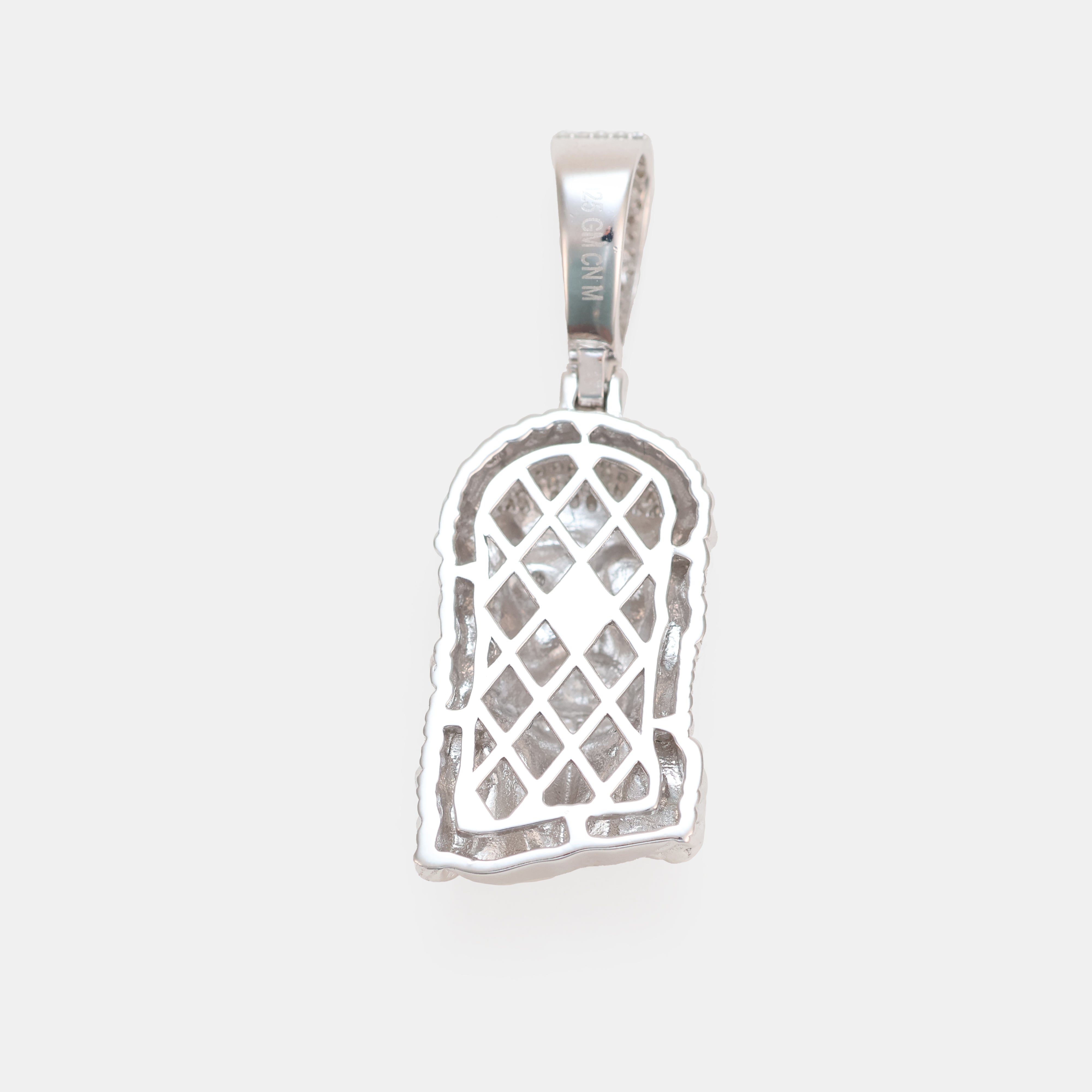 0.50ctw VVS1 Moissanite Jesus Pendant - 925 Sterling Silver