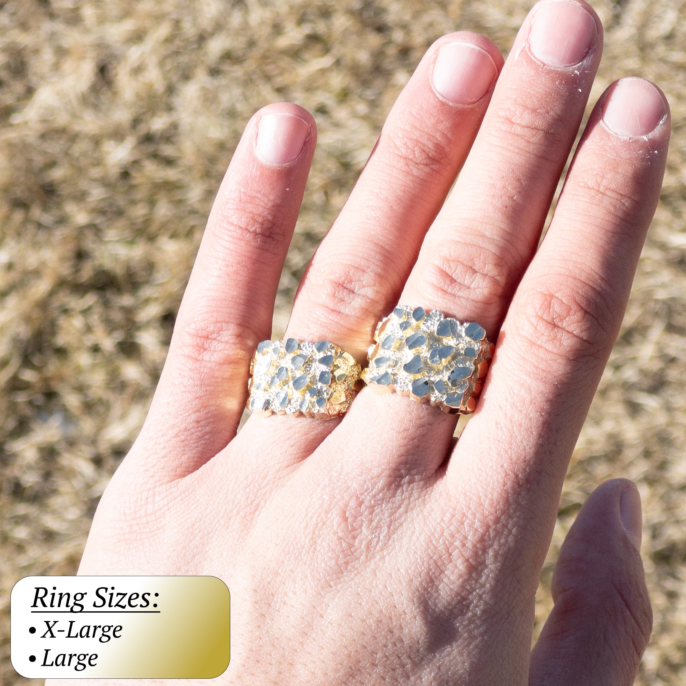 Nugget Ring - 10K Gold