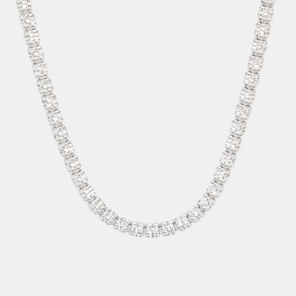 Ice Link Chain - 925 Sterling Silver